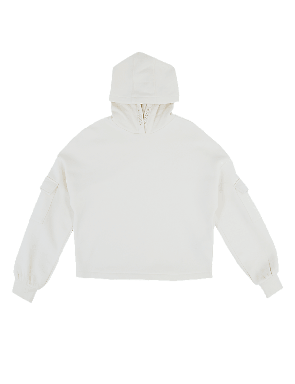 Cotton Rich Cargo Pocket Hoodie (6-16 Yrs)