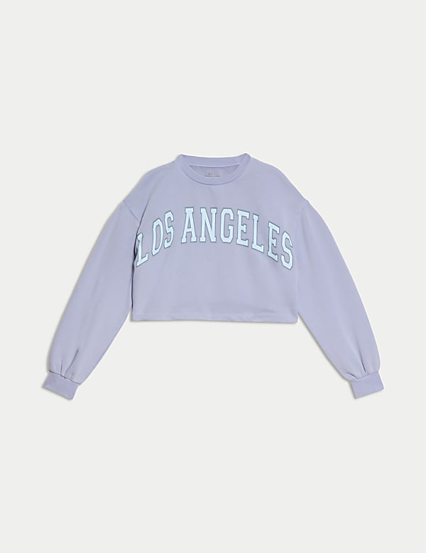 Sweat en coton &agrave; motif Los Angeles (du 2 au 16 ans) - CH