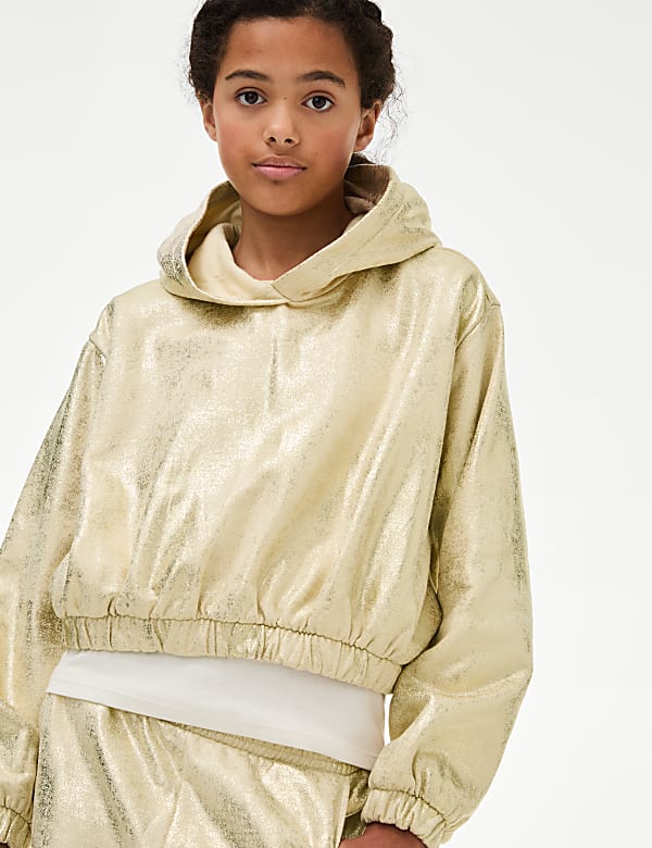 Hoodie with print on hood on sale