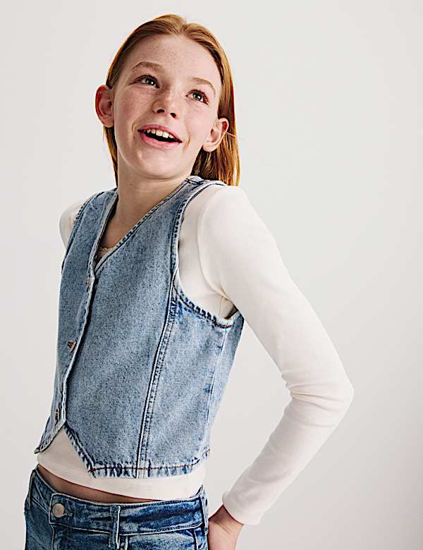 Chaleco denim (6-16 a&ntilde;os) - ES