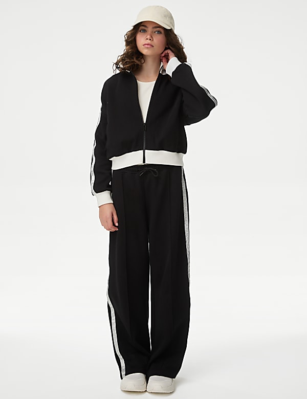 Cotton Rich Zip Up Jacket (6-16 Yrs) - JO