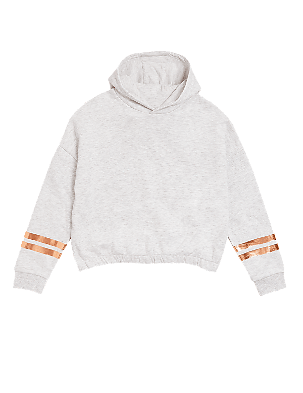 Cotton Rich Long Sleeve Hoodie (6-16 Yrs)