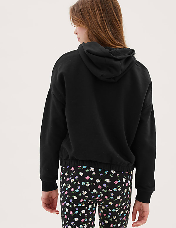 Cotton Rich Icon Slogan Hoodie (6-16 Yrs)