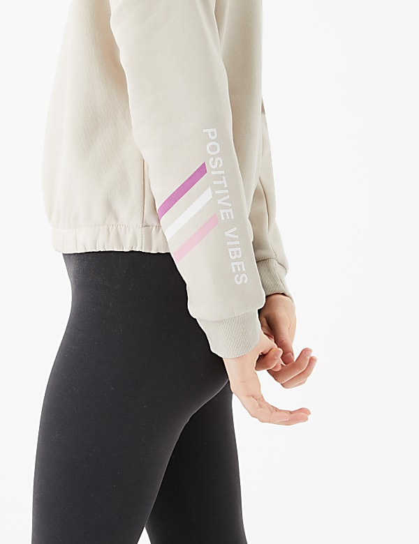 Cotton Rich Slogan Sweatshirt (6-16 Yrs)