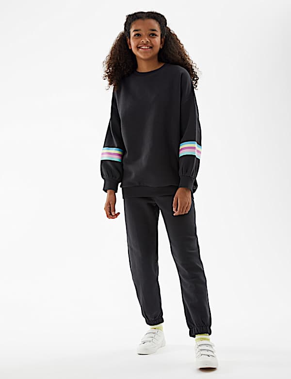 Cotton Rich Striped Sweatshirt (6-16 Yrs)