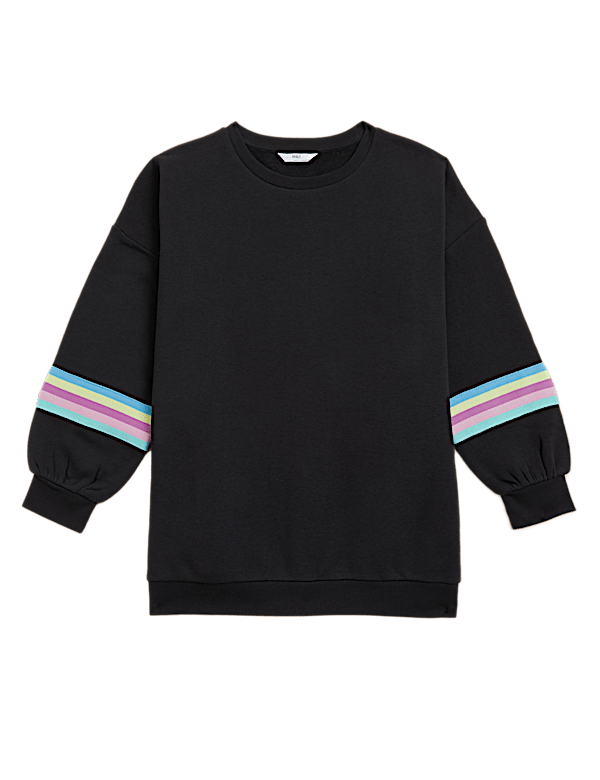 Cotton Rich Striped Sweatshirt (6-16 Yrs)