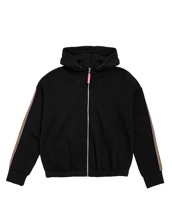 Side Stripe Zip Hoodie (6-16 Yrs)