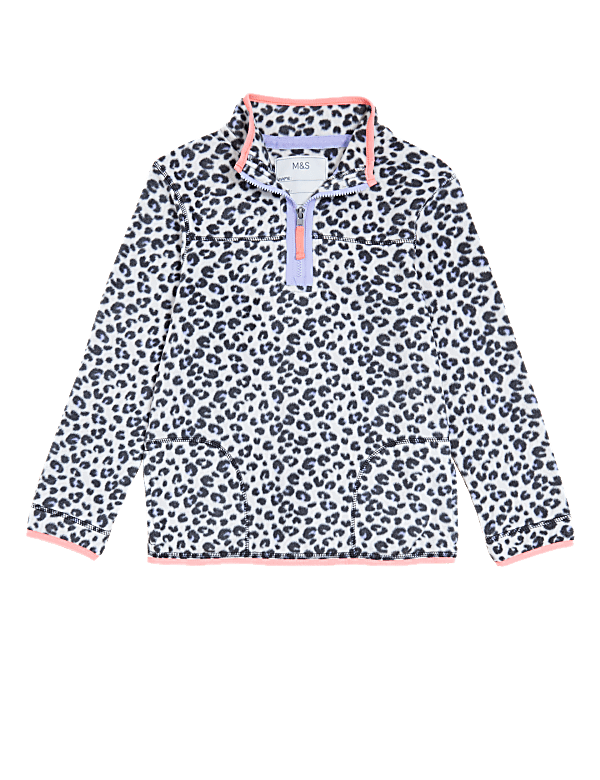 The Leopard-Print Recycled Fleece (2-16 Yrs)