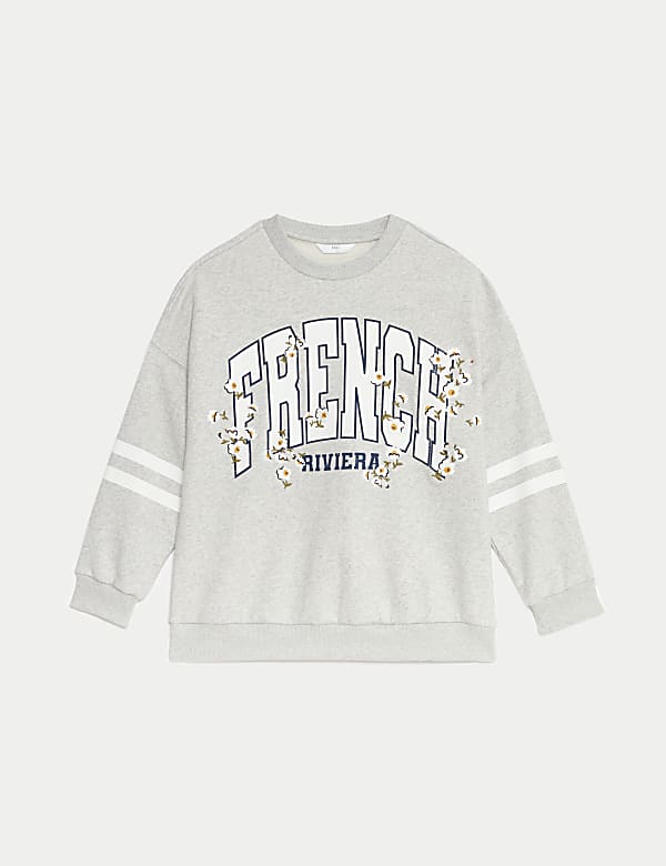 Cotton Rich French Riviera Sweatshirt (6-16 Yrs) - SI