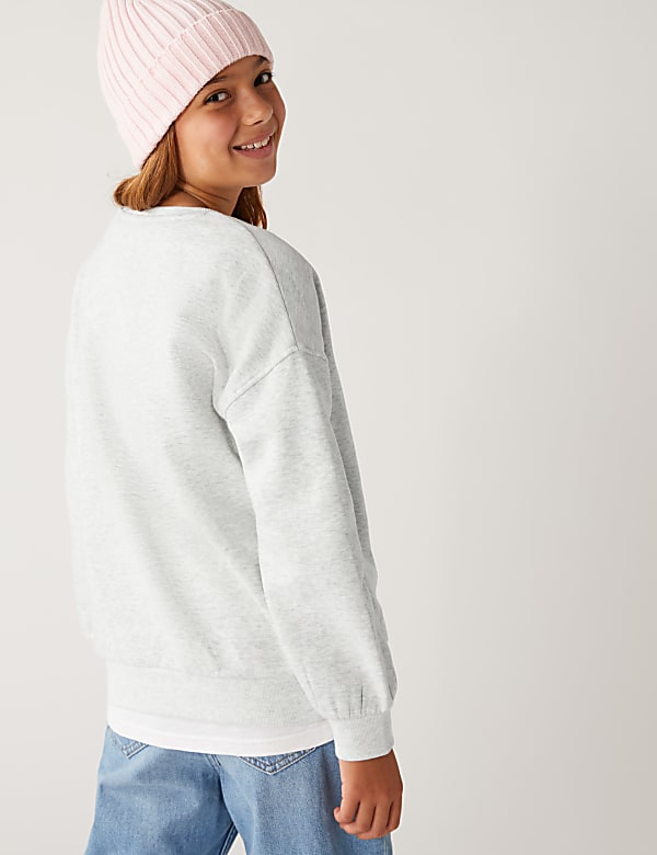 Buy Cotton Rich Friends Sweatshirt at Marks Spencer