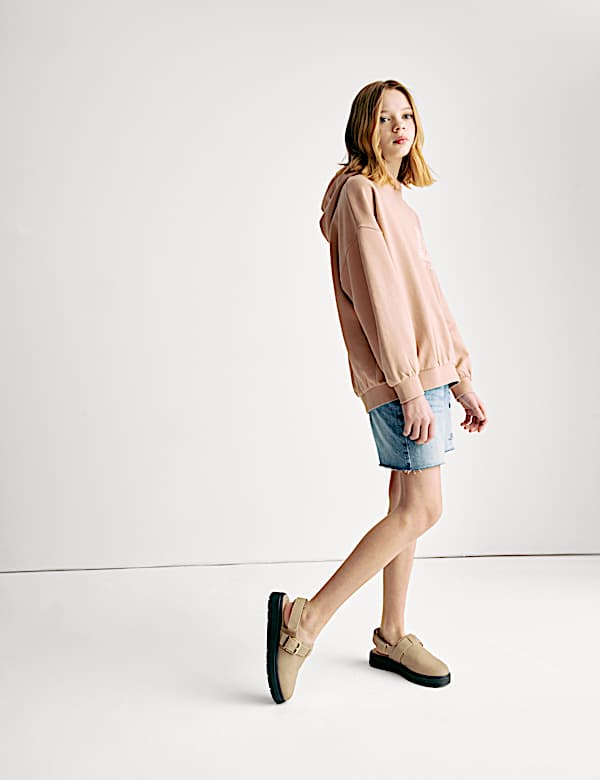 Sudadera con capucha de algod&oacute;n con gr&aacute;fico surfero (6-16 a&ntilde;os) - ES