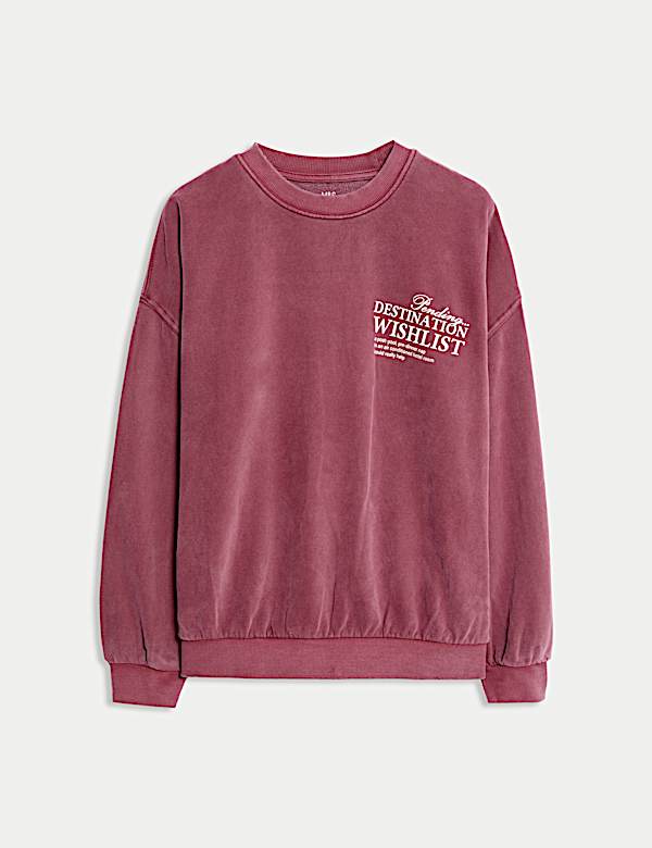 Cotton Rich City Graphic Sweatshirt (6-16 Yrs) - TW