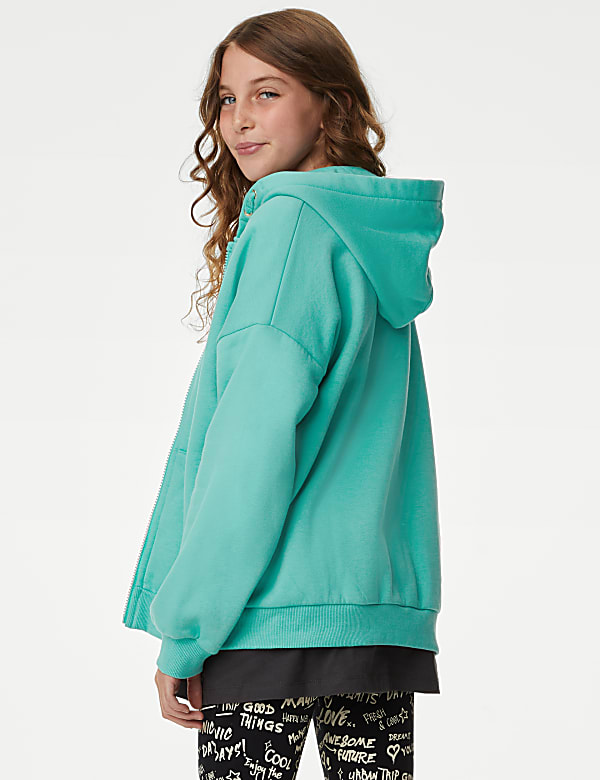 Cotton Rich Zip Hoodie (6-16 Yrs)