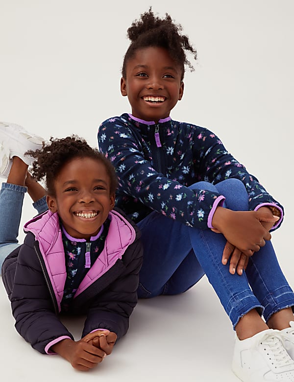 The Floral-Print Recycled Fleece (2-16 Yrs)