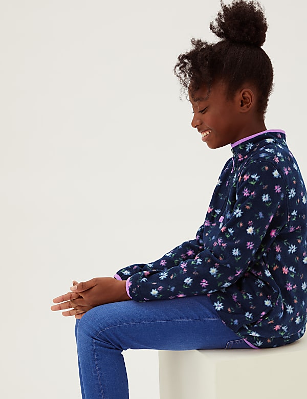 The Floral-Print Recycled Fleece (2-16 Yrs)