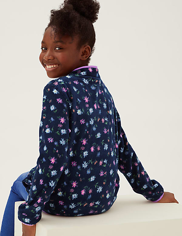 The Floral-Print Recycled Fleece (2-16 Yrs)