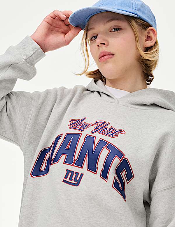 Φούτερ με κουκούλα New York Giants™ με υψηλή περιεκτικότητα σε βαμβάκι (6-16 ετών) - GR