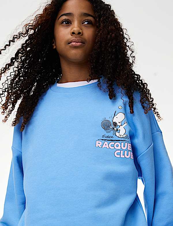 Cotton Rich Snoopy&trade; Sweatshirt (6-16 Yrs) - JP