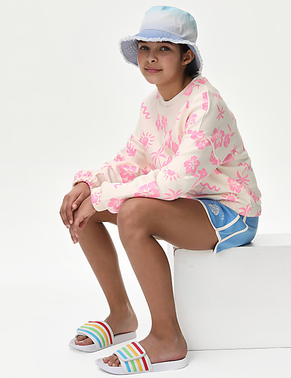 Cotton Rich Printed Sweatshirt (6-16 Yrs) - IS