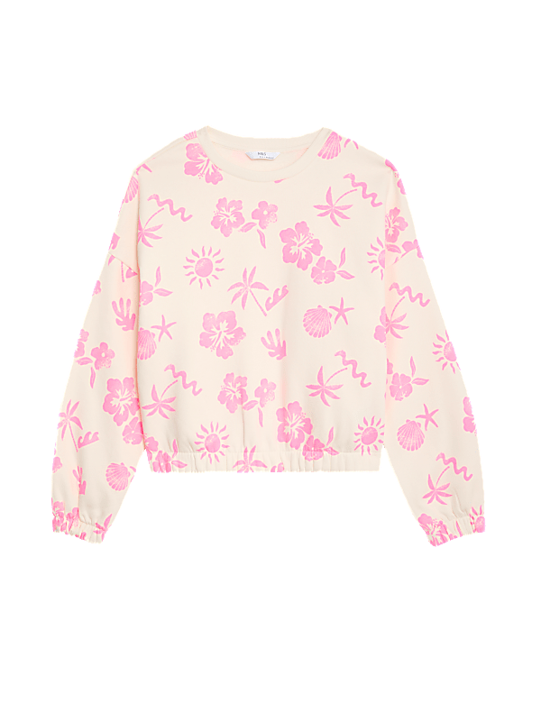 Cotton Rich Printed Sweatshirt (6-16 Yrs)