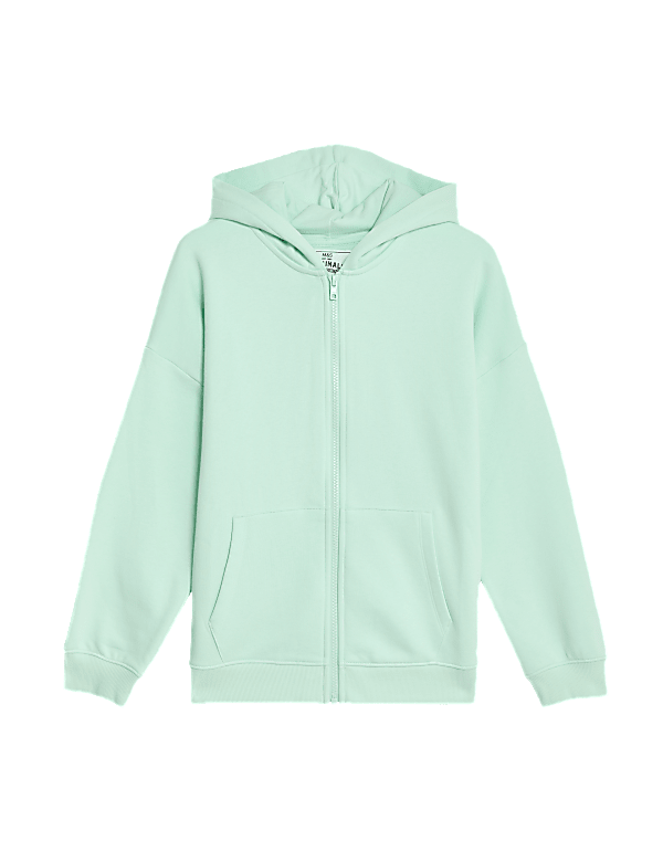 Cotton Rich Zip Hoodie (6-16 Yrs)
