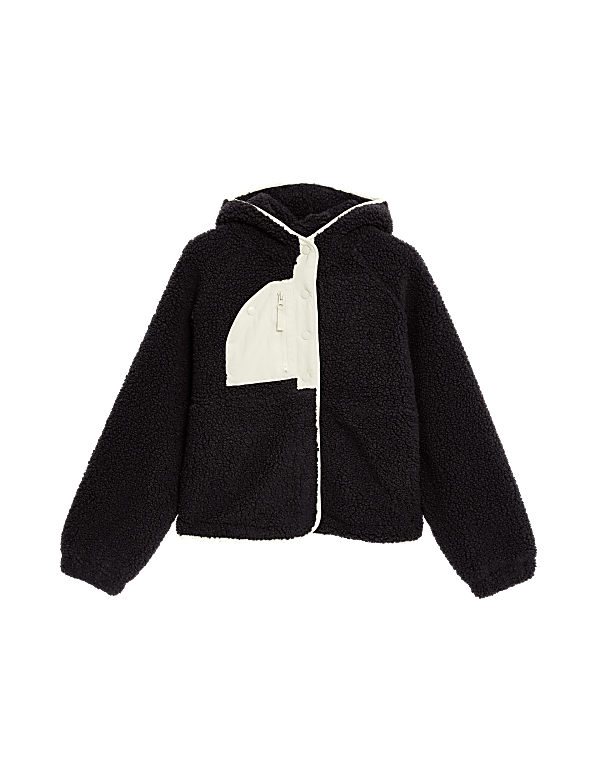 Borg Fleece Hooded Jacket (6-16 Yrs)