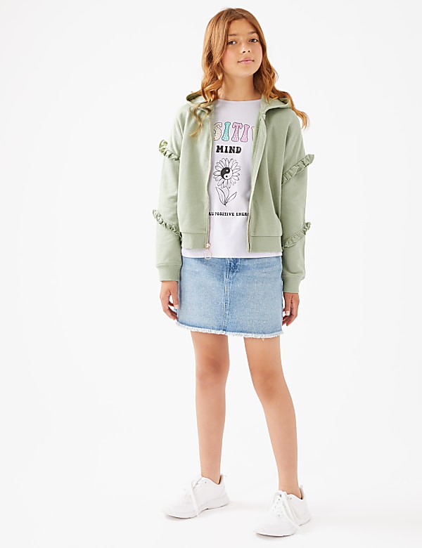 Cotton Rich Zip Hoodie (6 Yrs)