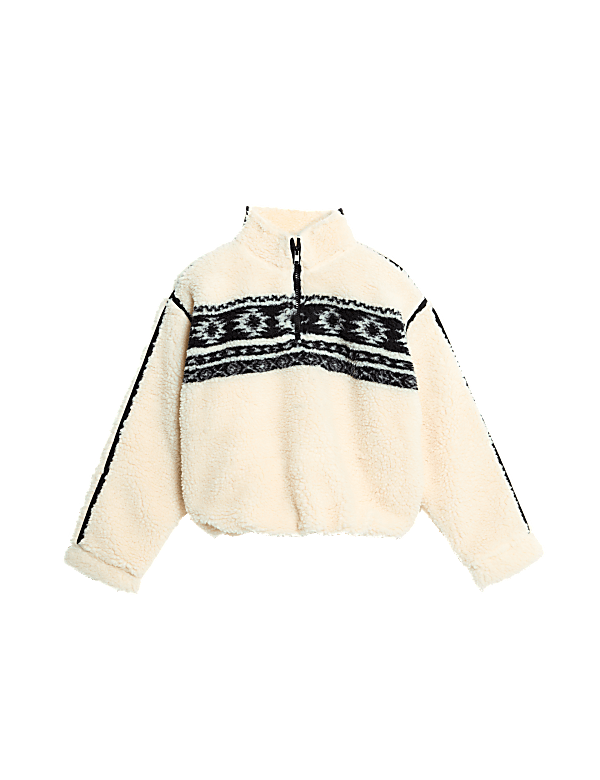 Aztec Print Borg Fleece (6-16 Yrs)