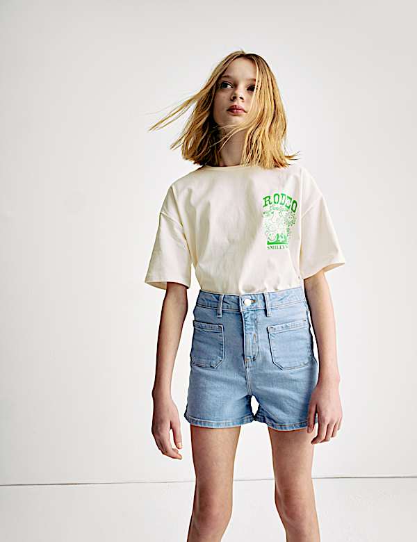 Zuiver katoenen T-shirt met SmileyWorld® (6-16 jaar) - BE