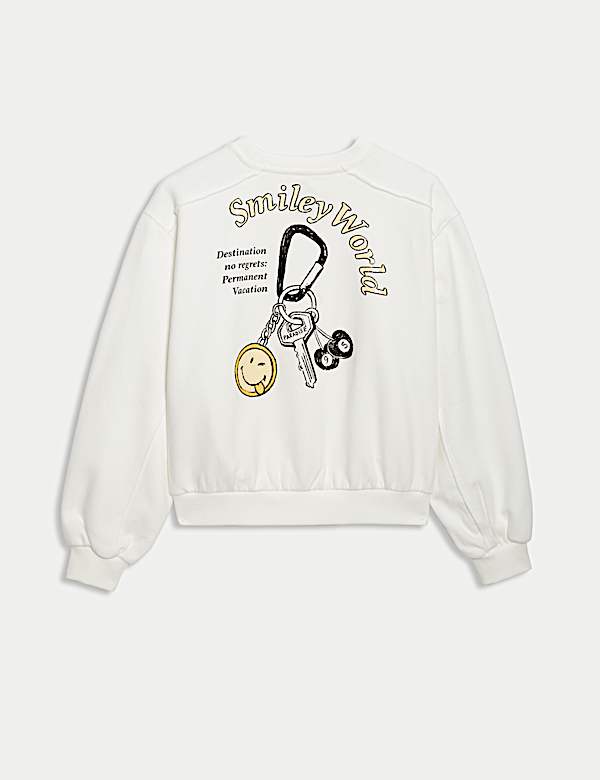 Sweatshirt Bahan Katun Motif SmileyWorld® (2-16 Tahun) - ID