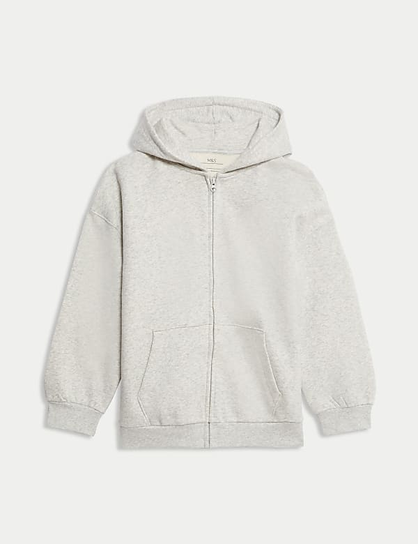 Cotton Rich Zip Hoodie (6-16 Yrs) - KG