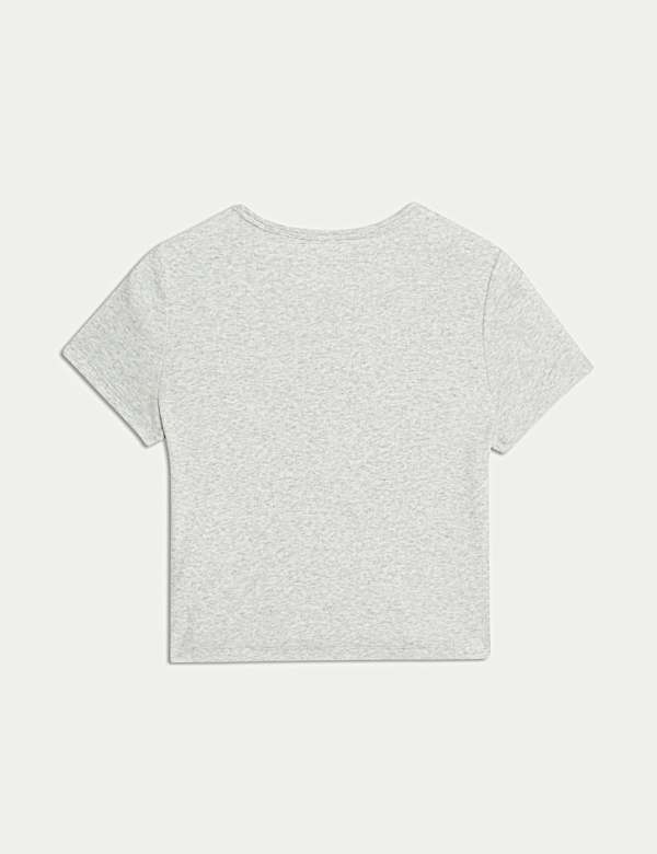 Cotton Rich Slogan T-Shirt (2-16 Yrs)