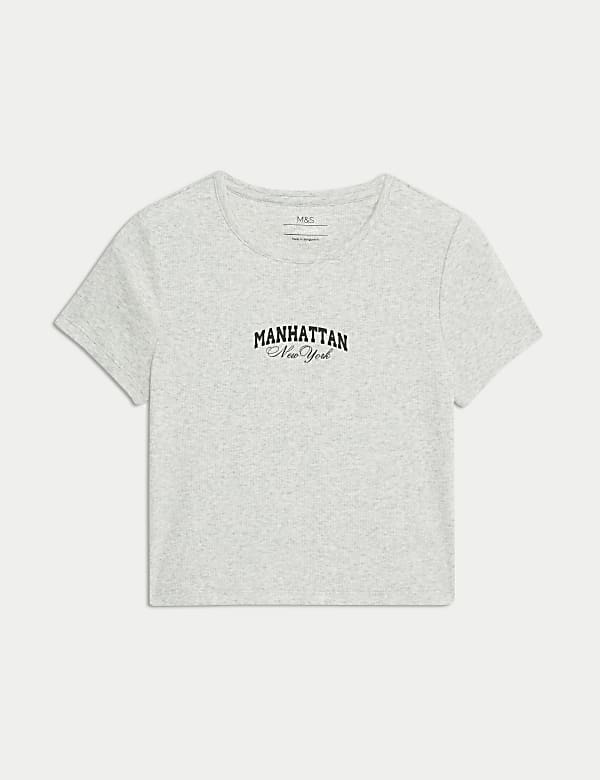 Cotton Rich Slogan T-Shirt (2-16 Yrs) - IS