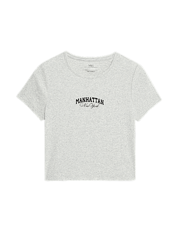 Cotton Rich Slogan T-Shirt (2-16 Yrs)