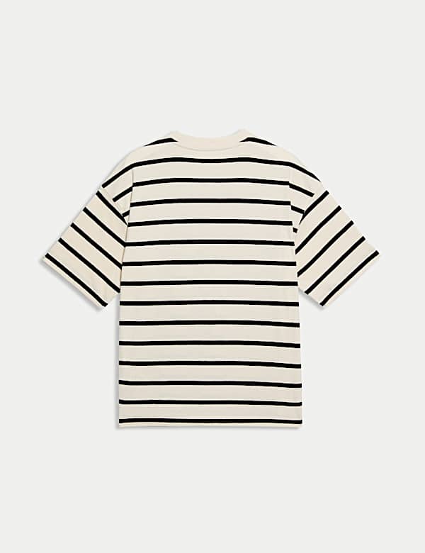 Pure Cotton Striped T-Shirt (6-16 Yrs)