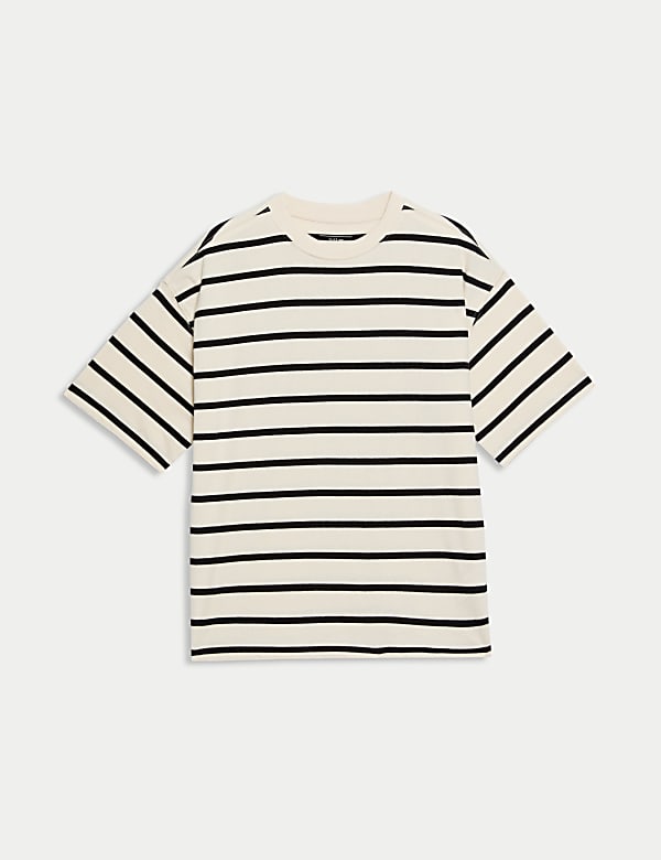 Pure Cotton Striped T-Shirt (6-16 Yrs) - JP