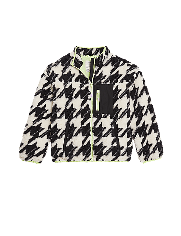 Borg Dogtooth Jacket (6-16 Yrs)