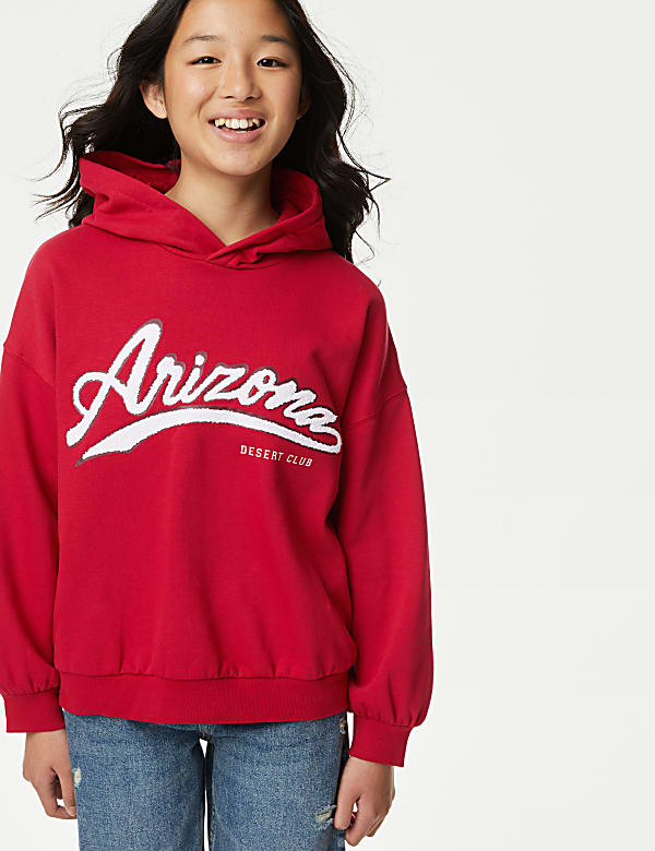 Cotton Rich Arizona Slogan Hoodie (6-16 Yrs)