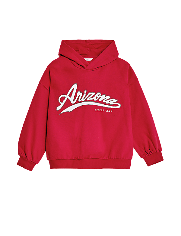 Cotton Rich Arizona Slogan Hoodie (6-16 Yrs)