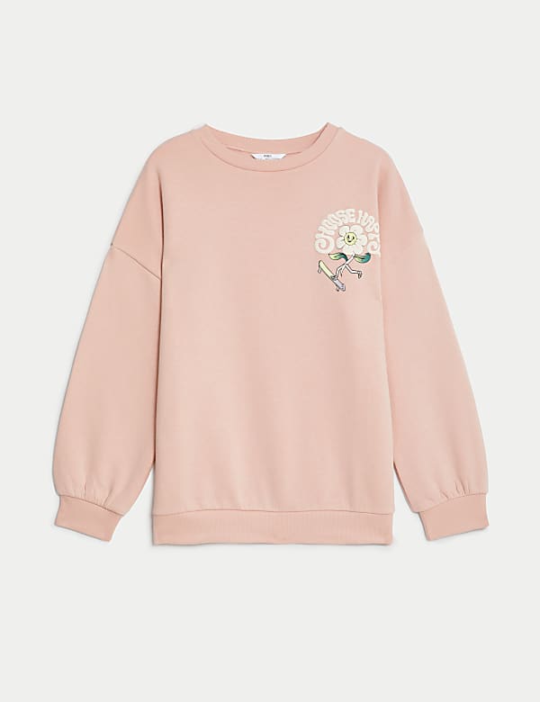 Cotton Rich Graphic Sweatshirt (6-16 Yrs) - MX