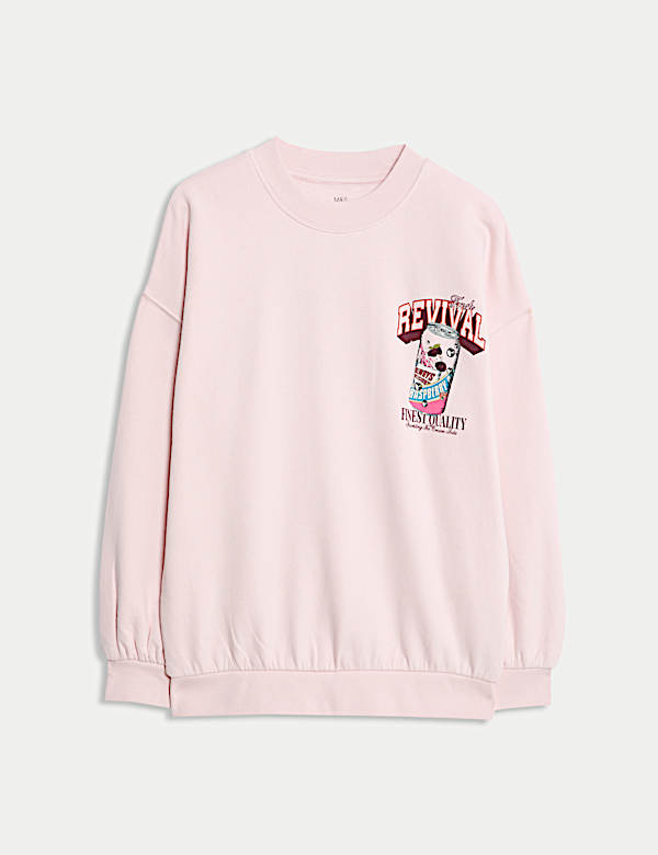 Cotton Rich Soda Graphic Sweatshirt (6-16 Yrs) - BG