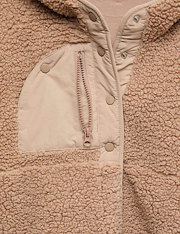 Borg Oversized Jacket (6-16 Yrs)