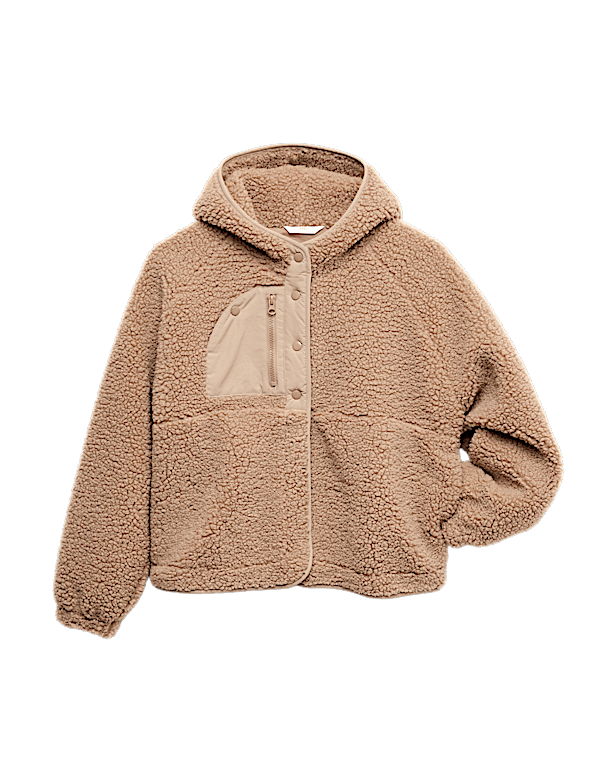 Borg Oversized Jacket (6-16 Yrs)