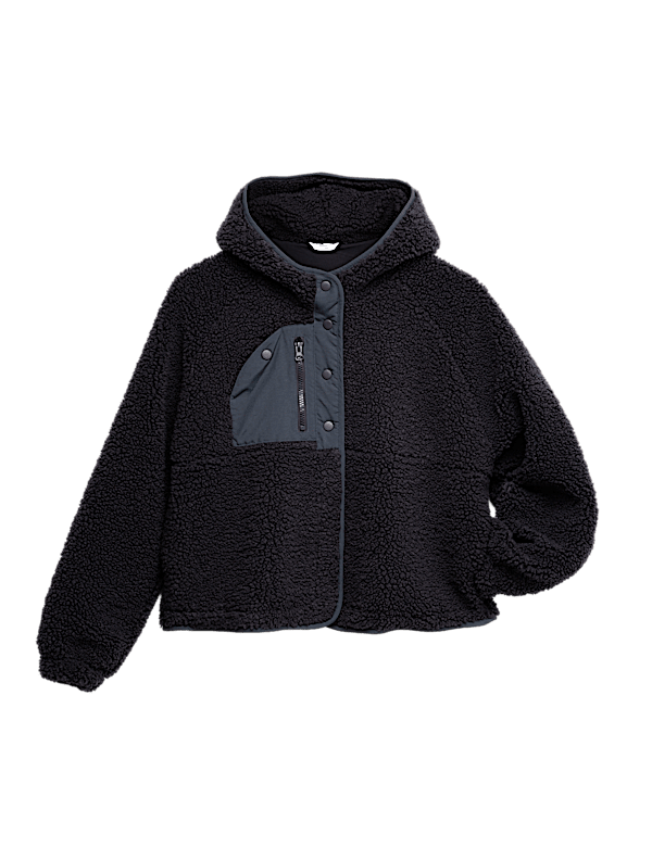 Borg Oversized Jacket (6-16 Yrs)