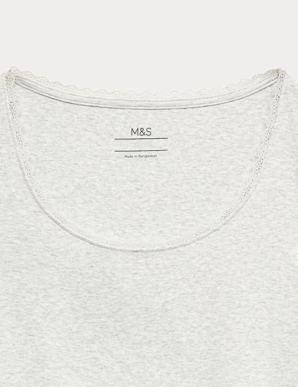 Cotton Rich Lace Trim Dress (6-16 Yrs)