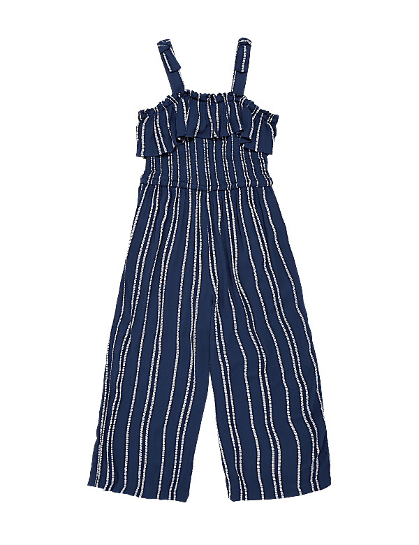 Striped Frill Jumpsuit (6-14 Yrs)