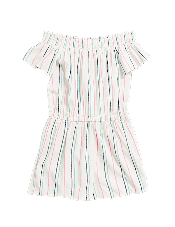 Striped Playsuit (6-14 Yrs)