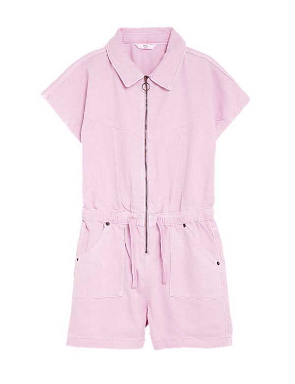 Denim Short Boilersuit
