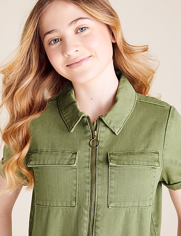 Cotton Short Boilersuit