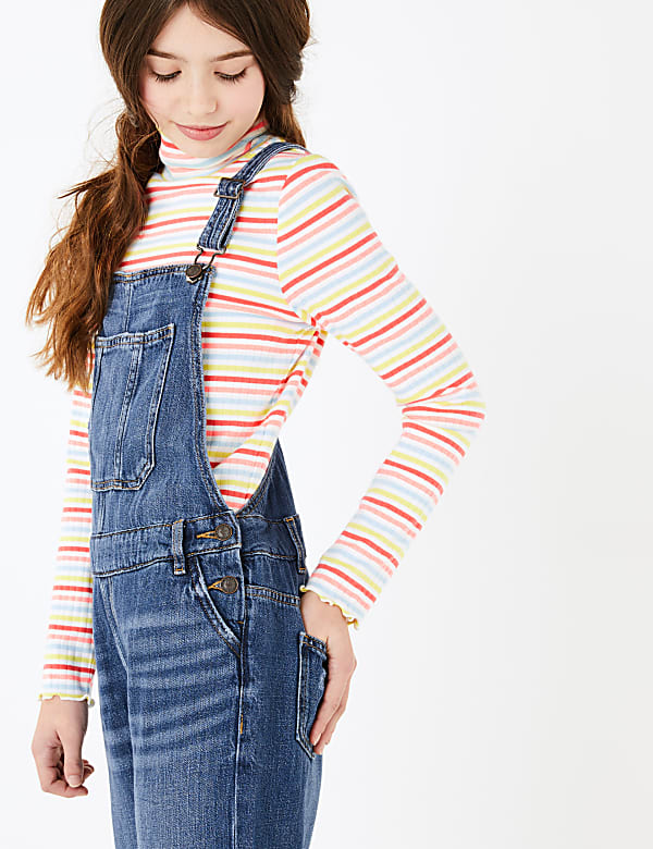 Denim Dungarees (6-16 Yrs)
